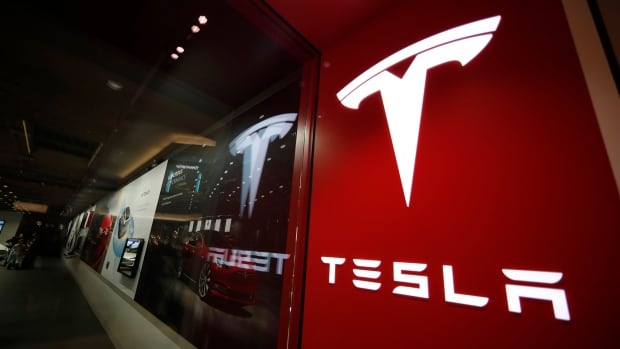 Shares in Tesla Inc. were hit Tuesday by a broad s